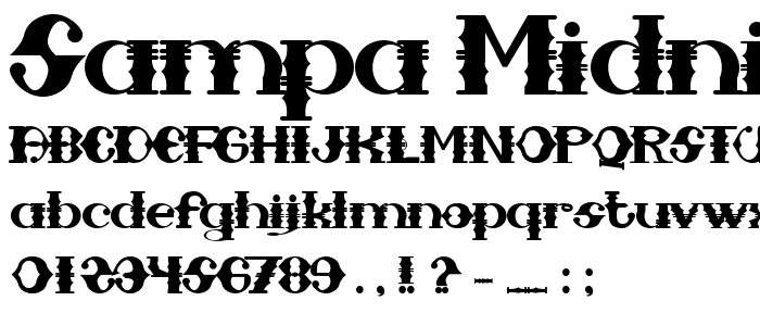Sampa Midnight font